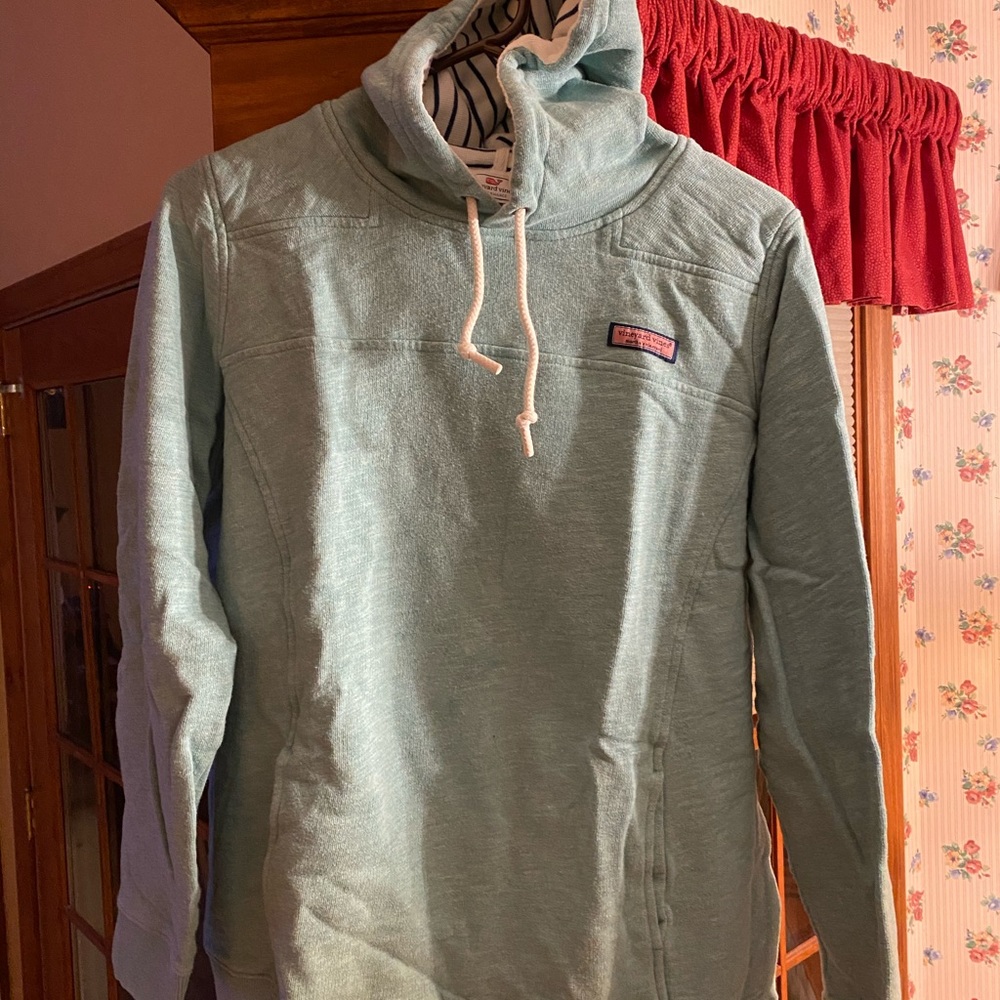 Vineyard Vines Sea-foam Hoodie Sweatshirt